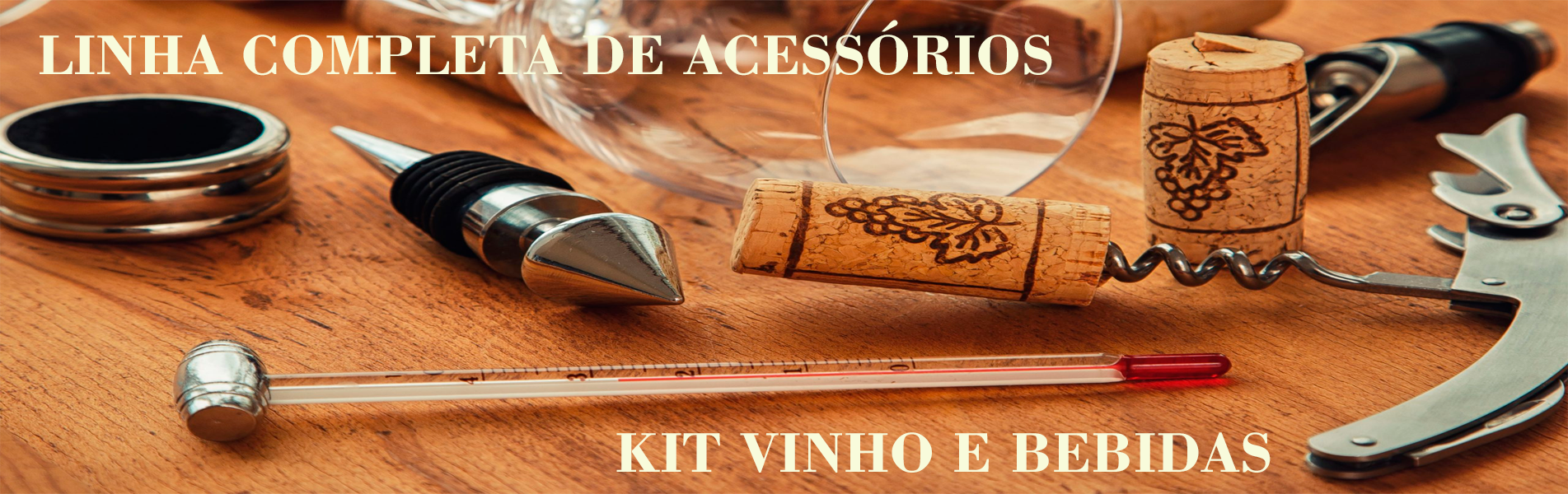 kit Vinho / Porta Whisky
